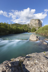 Fototapeta na wymiar River in Castellane, Provence