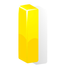 letter I ABC. Vector.