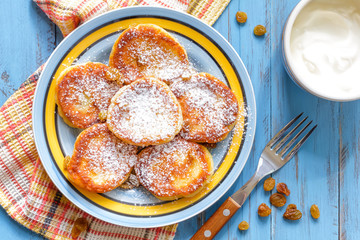 Curd pancakes