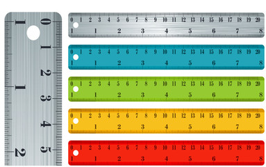 Rulers. Vector.