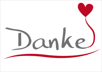 Danke mit Herz