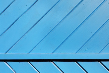 Blue Wooden Slats Background