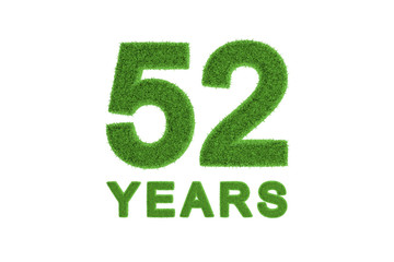 52 Years eco-friendly anniversary celebration