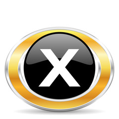 Fototapeta premium cancel icon