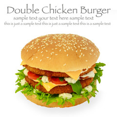 Doppeldecker Chicken Burger