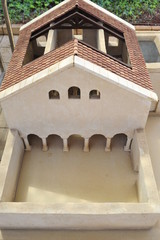 Maket of Bet Alfa Synagogue, Israel