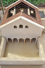 Maket of Bet Alfa Synagogue, Israel