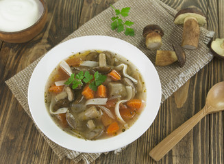 Mushroom soup