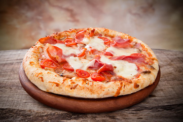 Delicious italian pizza