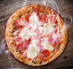 Delicious italian pizza