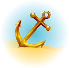 Anchor. Vector.