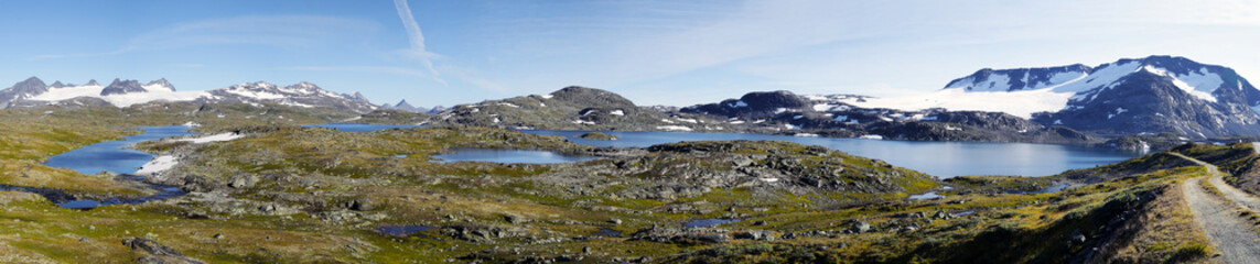 Fototapeta na wymiar Sognefjell Panorama