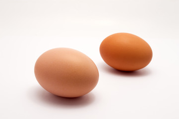 two eggs