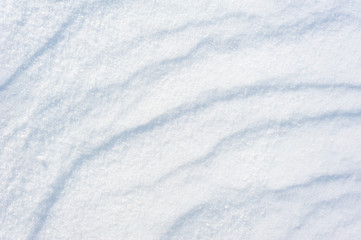 bright striped snow as background