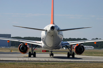 Obraz premium Derrière Easyjet