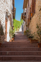 Fototapeta premium Vicolo storico, Assisi