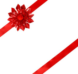Red Bow and Ribbon