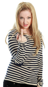 attractive caucasian blond in 30 years old