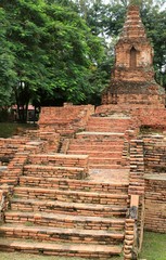 OLD TEMPLE IN WIANG KUM KAM, ANCIENT CITY CHIANG MAI THAILAND