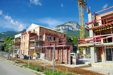 chantier-immeuble en construction