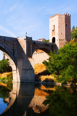 Obraz premium Puente of Alcantara over Tagus River