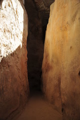 The Roman water reservoir at Zippori NP, Israel