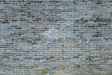 Ancient gray brick wall