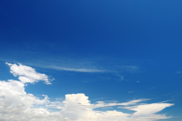 Obraz premium blue sky and clouds