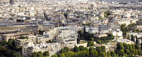 vista di Parigi dall'alto