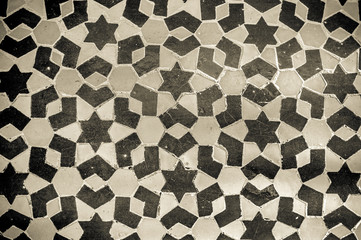 moroccan vintage tile background