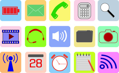 Set of Simple Icons