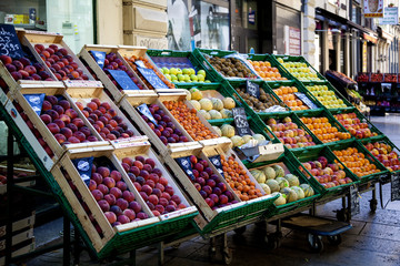 Market in the open air, France