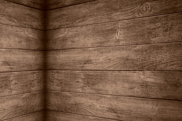 Naklejka premium brown wooden background