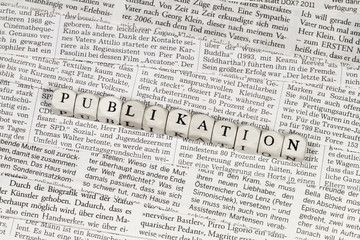 Obraz premium Publikation