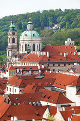 Fototapeta premium Prague, Czech Republic Main view of the Mala Strana district