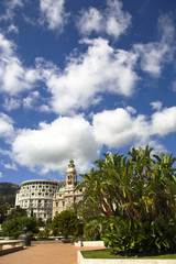 Fototapeta na wymiar Casino and Grand Theater (Opera) of Monte Carlo, Monaco