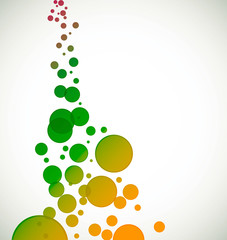 Abstract bubbles background