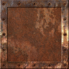 Rusty Metal Background - obrazy, fototapety, plakaty