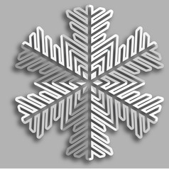 Decorative abstract snowflake.