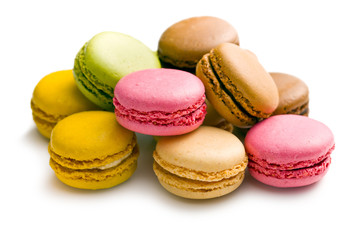 various types of macaroons