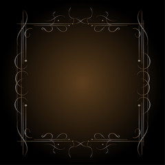 llustration the luxury gold pattern ornament