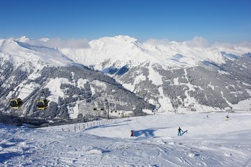 Winter sports region Bad Gastein, Austrian Alps