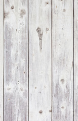 Old wooden board painted white.