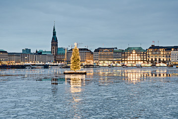 Hamburg Alster weihnachten