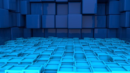 Naklejka premium Blue background