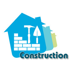 Design for the construction business, vector