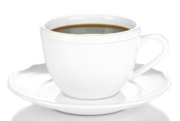 Coffee cup isolated on white