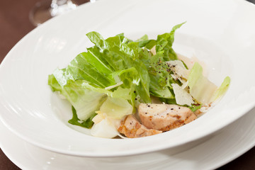 salad with chicken