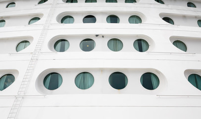 Round Porthole on Front of Ship