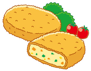 野菜コロッケ
